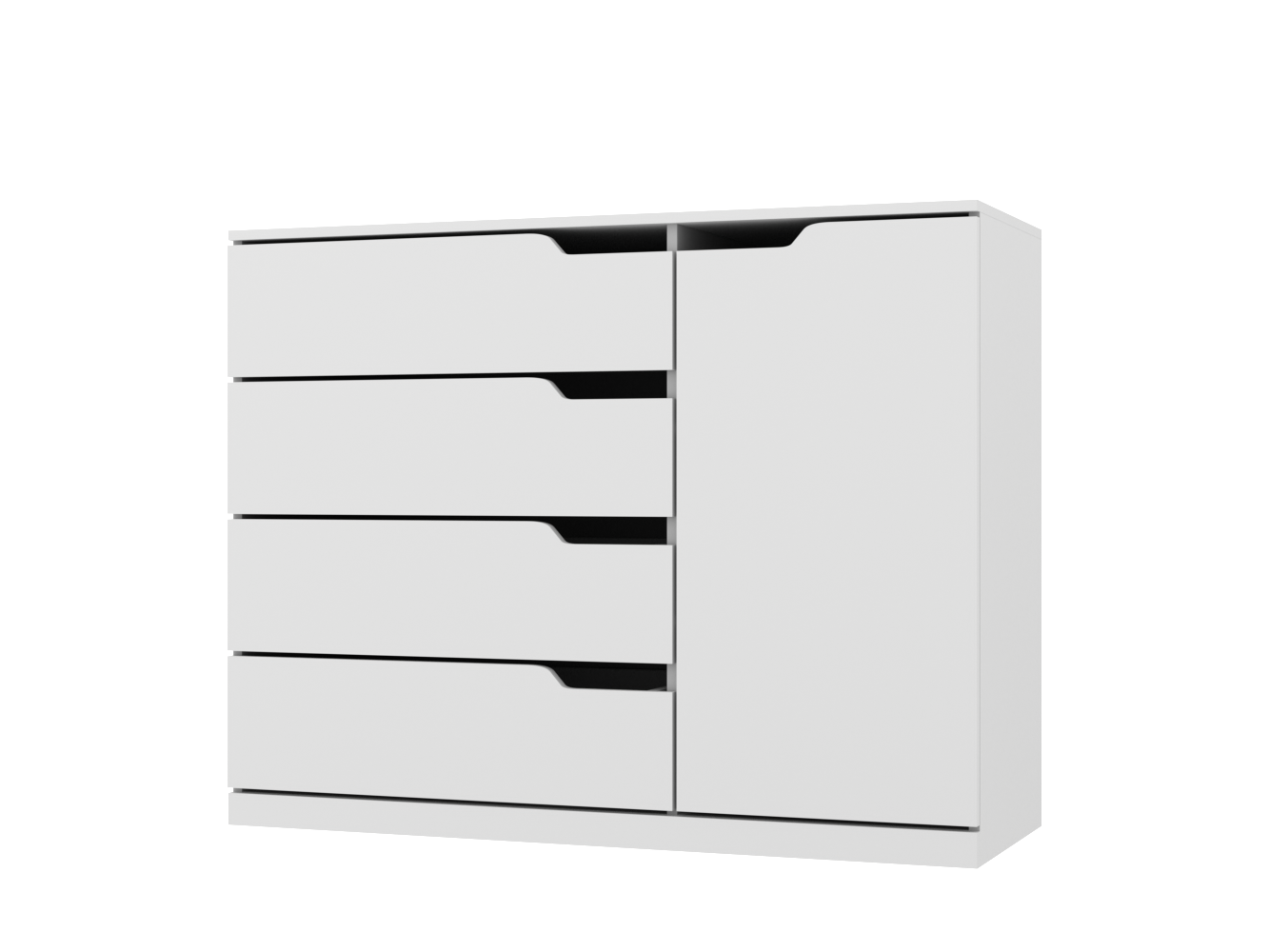 Комод Нордли 18 white ИКЕА (IKEA) изображение товара