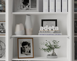 Изображение товара Книжный шкаф Билли 372 white ИКЕА (IKEA) на сайте adeta.ru