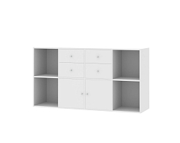 Изображение товара Стеллаж Билли 128 white ИКЕА (IKEA) на сайте adeta.ru