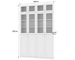 Изображение товара Книжный шкаф Билли 394 white ИКЕА (IKEA) на сайте adeta.ru