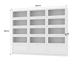 Изображение товара Книжный шкаф Билли 373 white ИКЕА (IKEA) на сайте adeta.ru